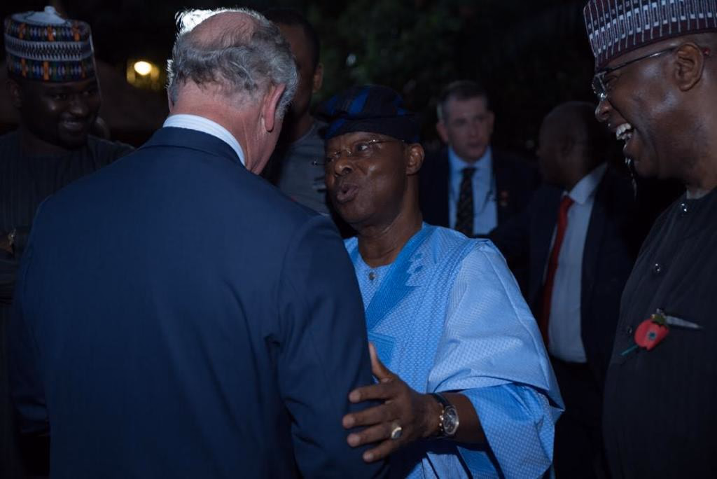 Dr Oba Otudeko with HRH Prince Charles
