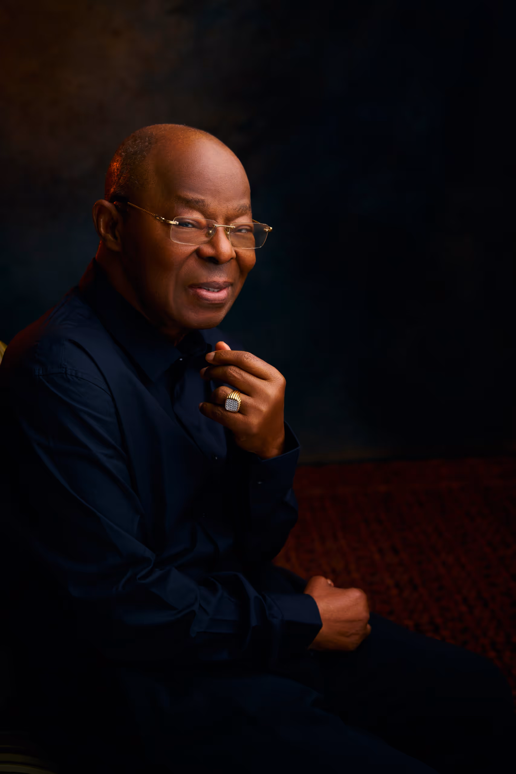 Dr Oba Otudeko in studio portrait
