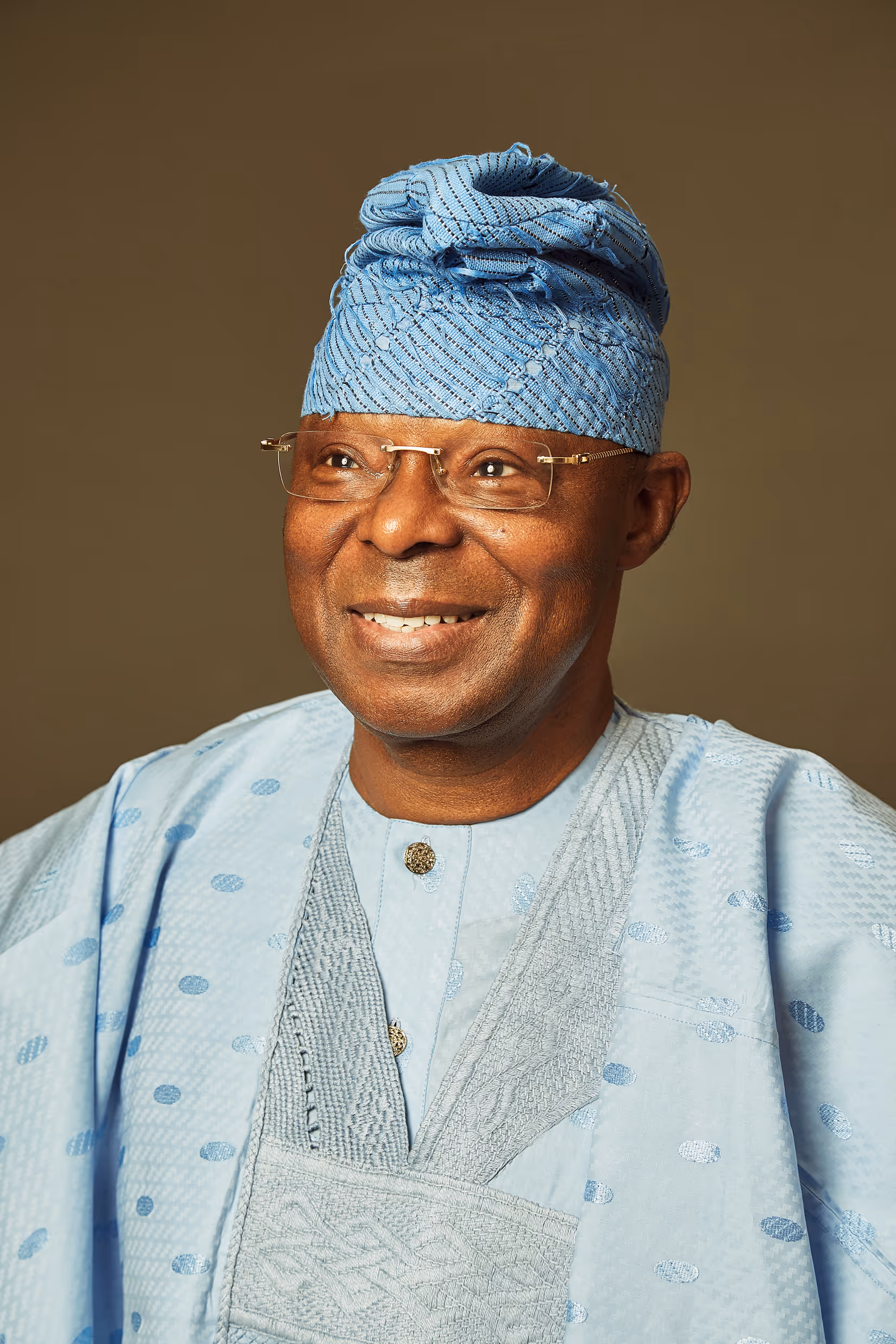 Dr Oba Otudeko in traditional attire